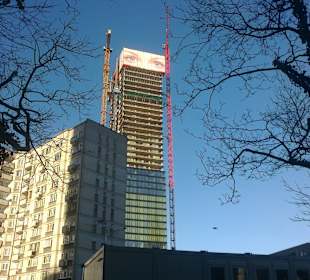 Wieżowce w Warszawie.