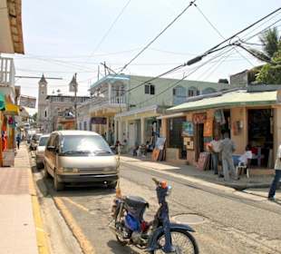 Straße in Puerto Plata