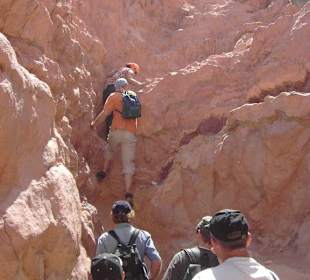 Und raus geht es aus dem Canyon