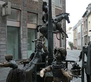 Bei einem Stadtrundgang durch Aachen