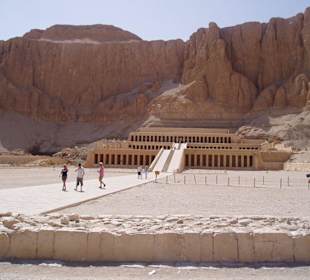 Ausflug nach Luxor:Hatschepsut-Tempel