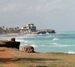 Ein Bilderbuchfoto von der Strandpromenade aus