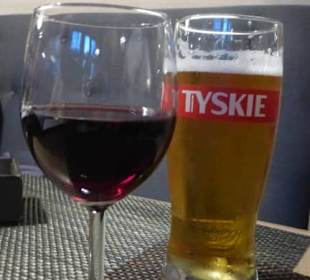 Im Restaurant Pierogarnia Mandu zum Abendessen