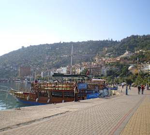 Blick auf die vielen Schiffe