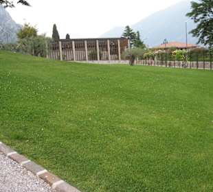 Grande prato con vista della Limonaia