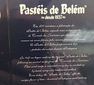Pasties de Belem 