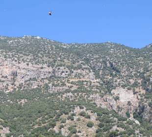 Paraglider am Himmel