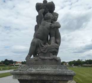 Beim Schloss Nymphenburg in München