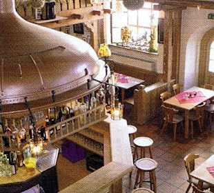 Theke im urigen Restaurant