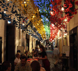 Abendstimmung Rua de Santa Maria