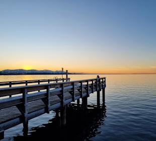 Sonnenuntergang in Bregenz 