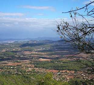 Ausblick vom Puig de Sant Salvador