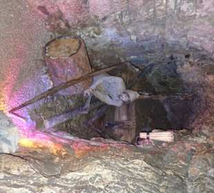 Bergmann bei der Arbeit