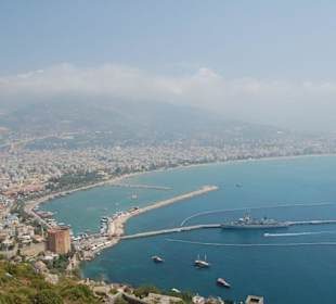 Góra kale i alanya w tle