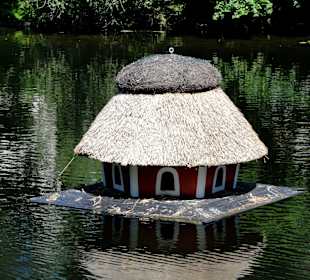 Exklusiver Wasserbungalow - für die Enten...