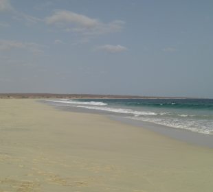 Unendlich weiße Sandstände