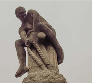 Skulptur Der Tauzieher