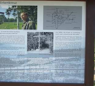 Informationstafel zu einem Vorfall am Point Alpha