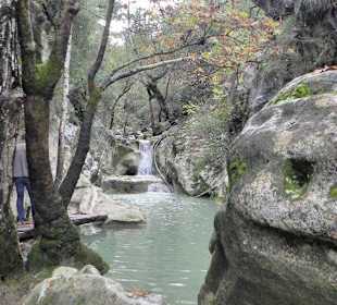 Am Wasserfall im Taurus Gebirge