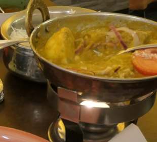 Zum Abendessen im Jogi Indian Restaurant in Aachen