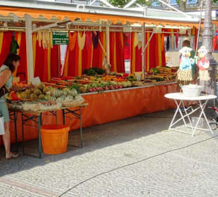 Impressionen des Wochenmarkt in Luxemburg Stadt
