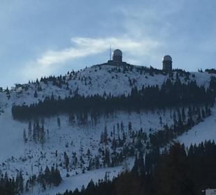 Blick auf den Arber! Tolles Skigebiet