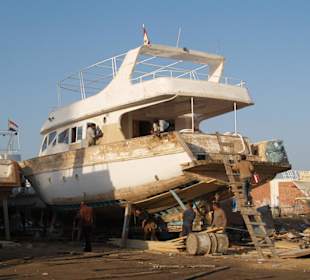 Schiffswerft in Hurghada