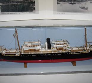 Modell in der Meyer-Werft