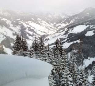 Hotel Sonnhof Großarl Blick auf Hang