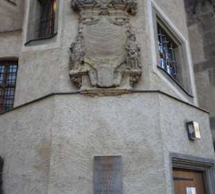 Epitaph an der Außenwand