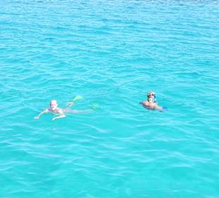 Einfach in der großen Badewanne schwimmen!