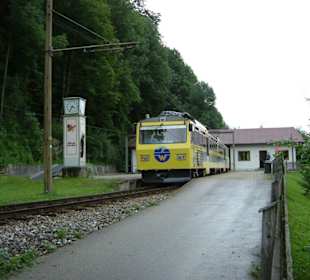 Wendelstein Bahn im Tal