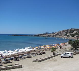 Strand Richtung Kefalos