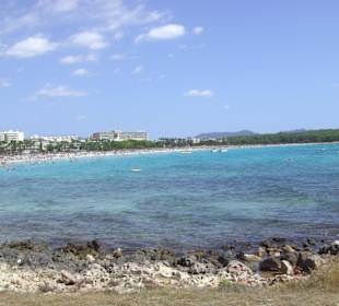 Hotelstrand von rechts