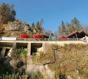 Blick auf das Terrassen-Cafe