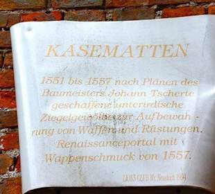 Schild Kasematten