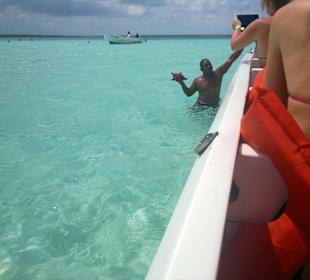 Auf dem Weg nach Saona