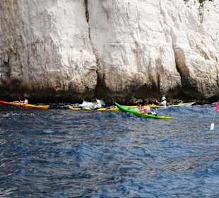 Impressionen von der Bootsfahrt durch die Calanque
