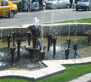 Nochmals ein Blick auf die Brunnen