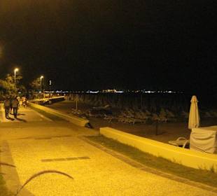 Strandpromenade Nachts