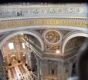 Petersdom Blick von der Kuppel