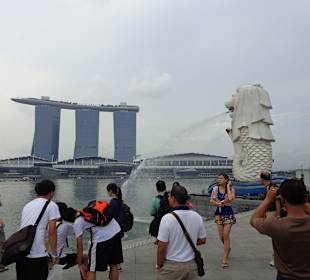 Merlion mit Sands