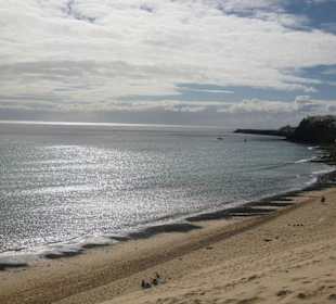 Angeschwemmte Steine am Strand