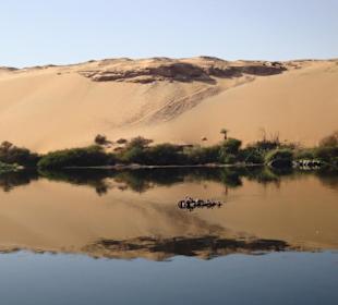 Nil mit kleiner Insel