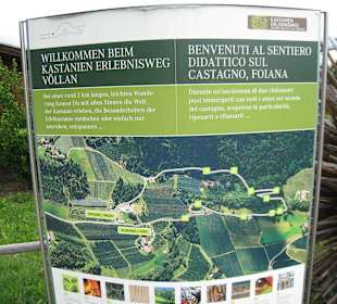 Übersicht über den Kastanienweg