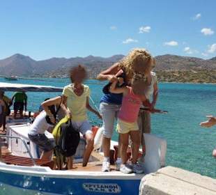 Transportboot nach Spinalonga