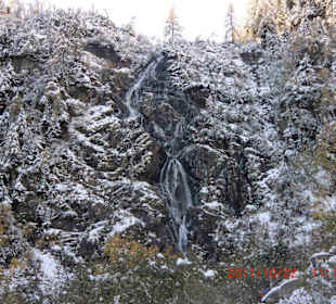 Wasserfall am Talende