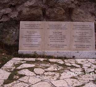 Gedenkstein für den russ. Admiral