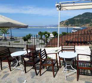 Cafe in Skopelos Stadt