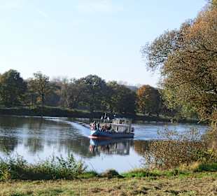 Muldenblick mit Schiff